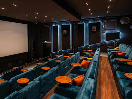 The Kino Konepaja cinema in Helsinki, Finland.