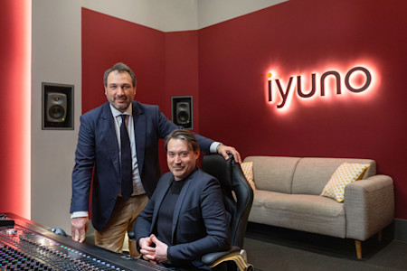 Iyuno France’s Managing Director Gregory Frutin (L) and Head of Technical Services Antoine Peres (R)