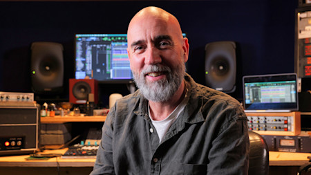 Producer/engineer Sean Genockey pictured at ReKognition Sound Studios in London.