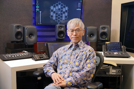 Masahito Tobisawa pictured at Pentangle Studio in Tokyo.